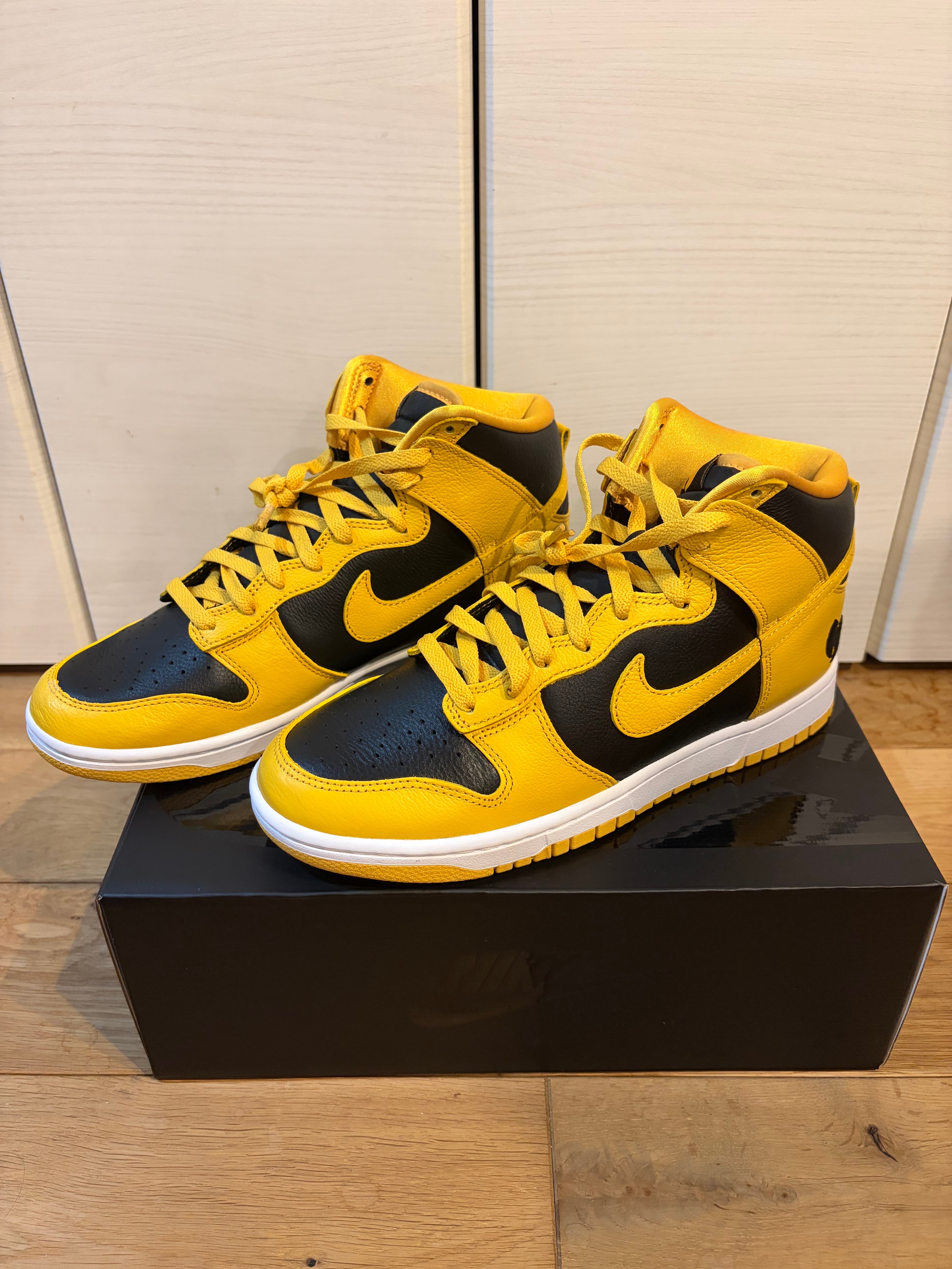 Wu-Tang Clan × Nike Dunk High Retro PRM "Black and Pollen"