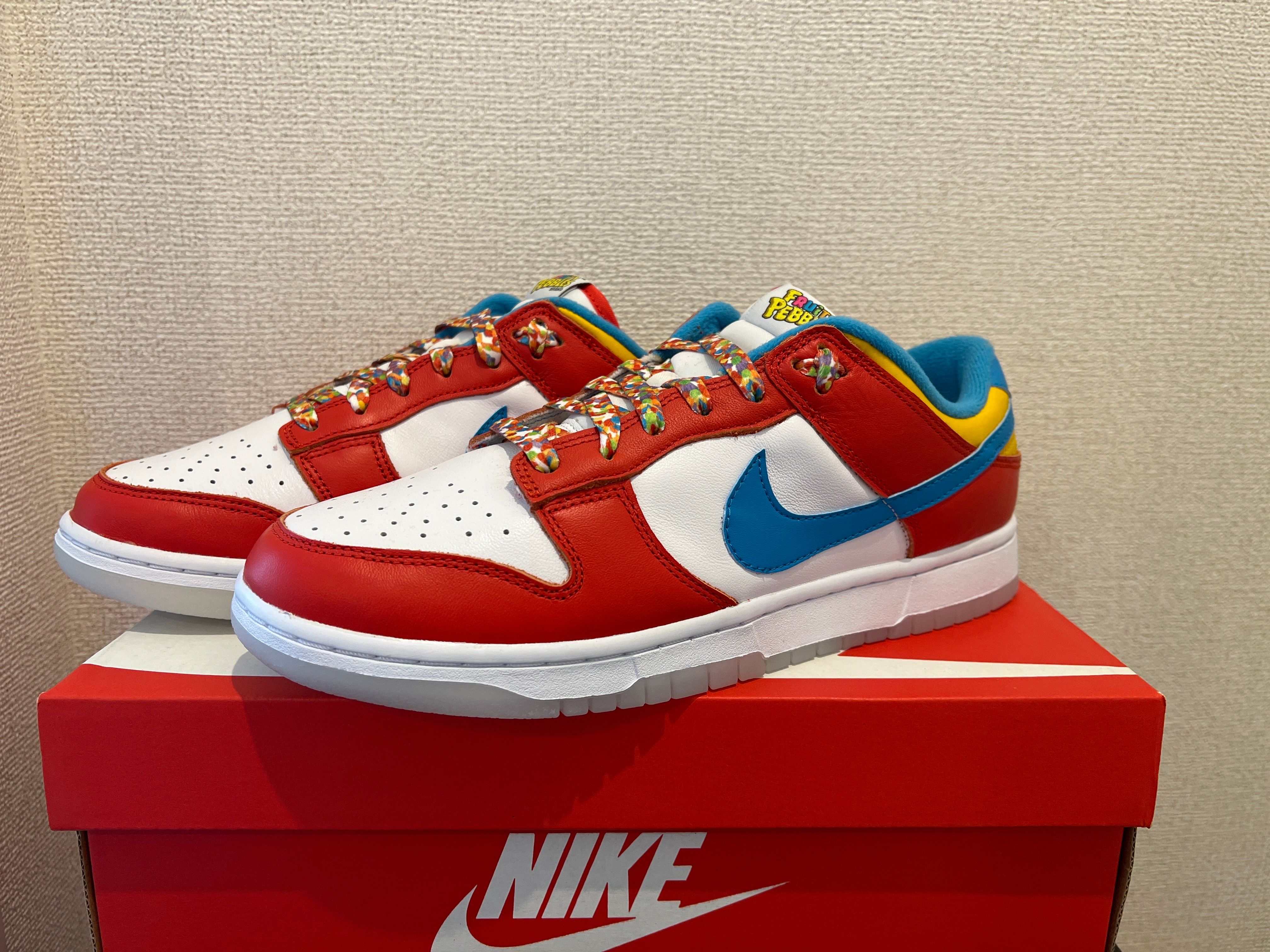 FRUiTY PEBBLESTM × Nike Dunk Low QS "Habanero Red/Dark Sulfur/Laser Blue"