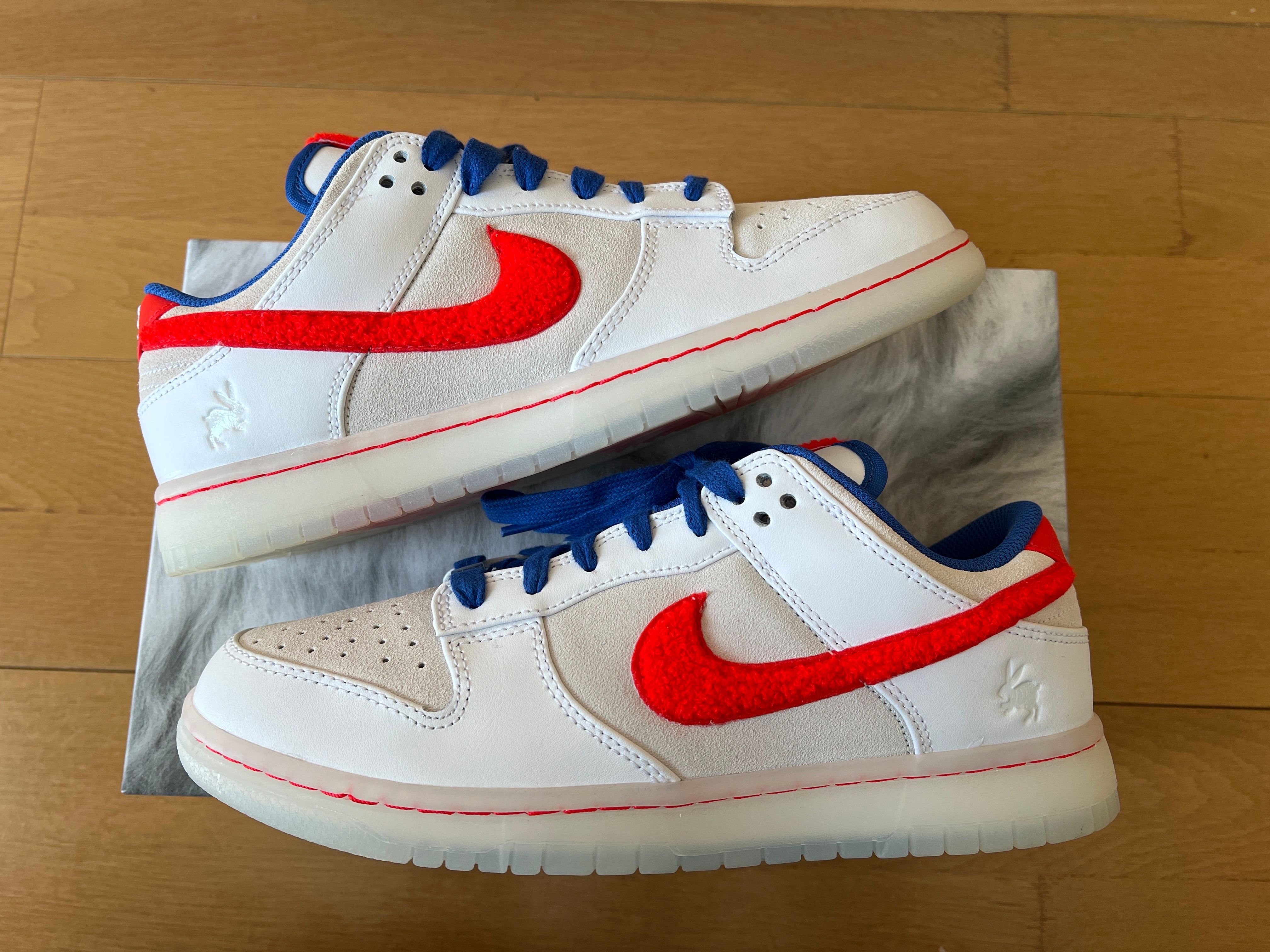 Nike Dunk Low Year of the Rabbit "White/Crimson-Varsity Royal"