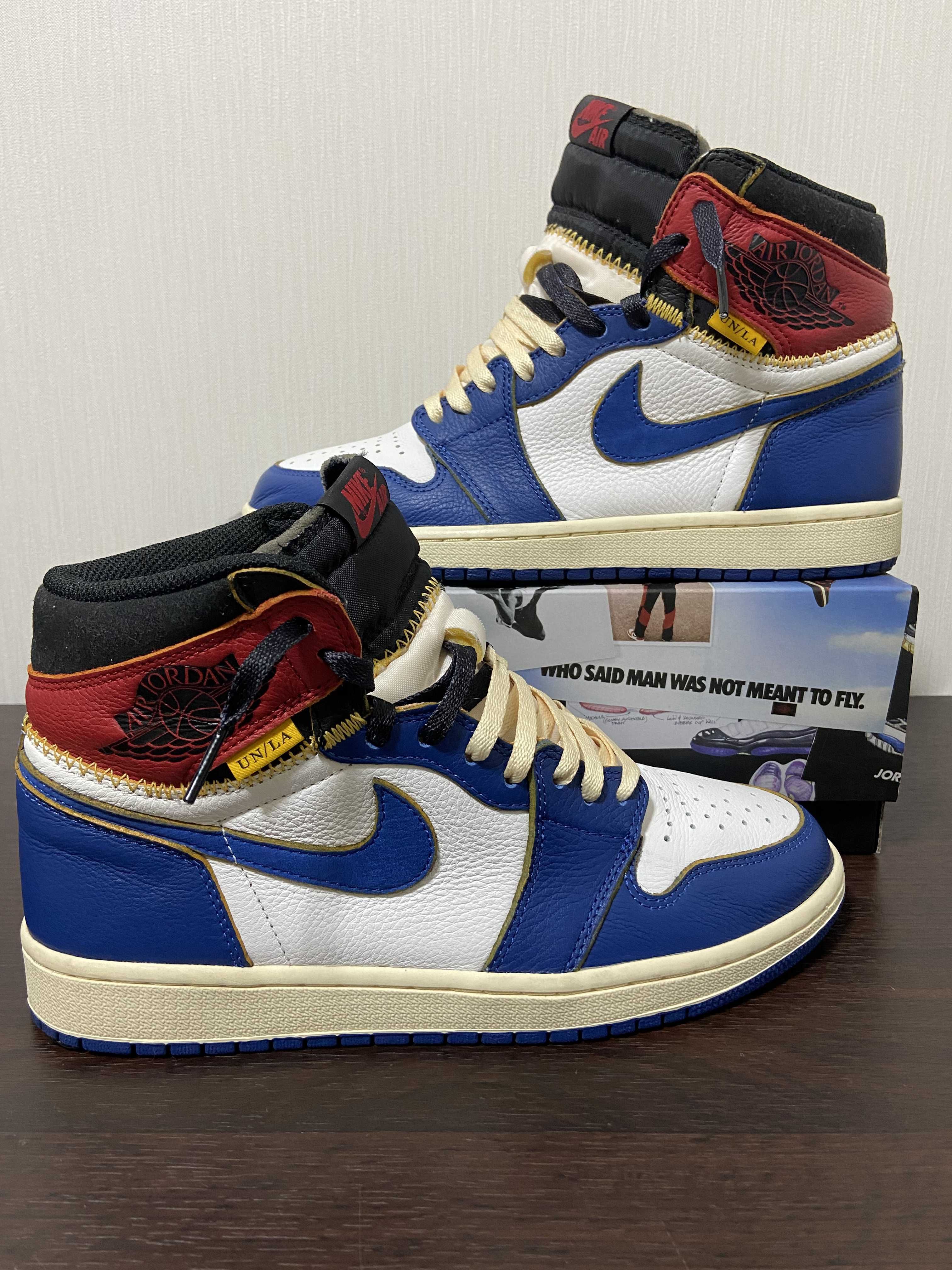 Union × Nike Air Jordan 1 Retro High OG NRG "Storm Blue/Varsity Red"