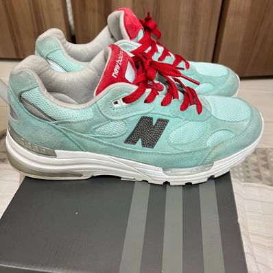 KITH × New Balance 992 Kithmas "Teal/Gray"
