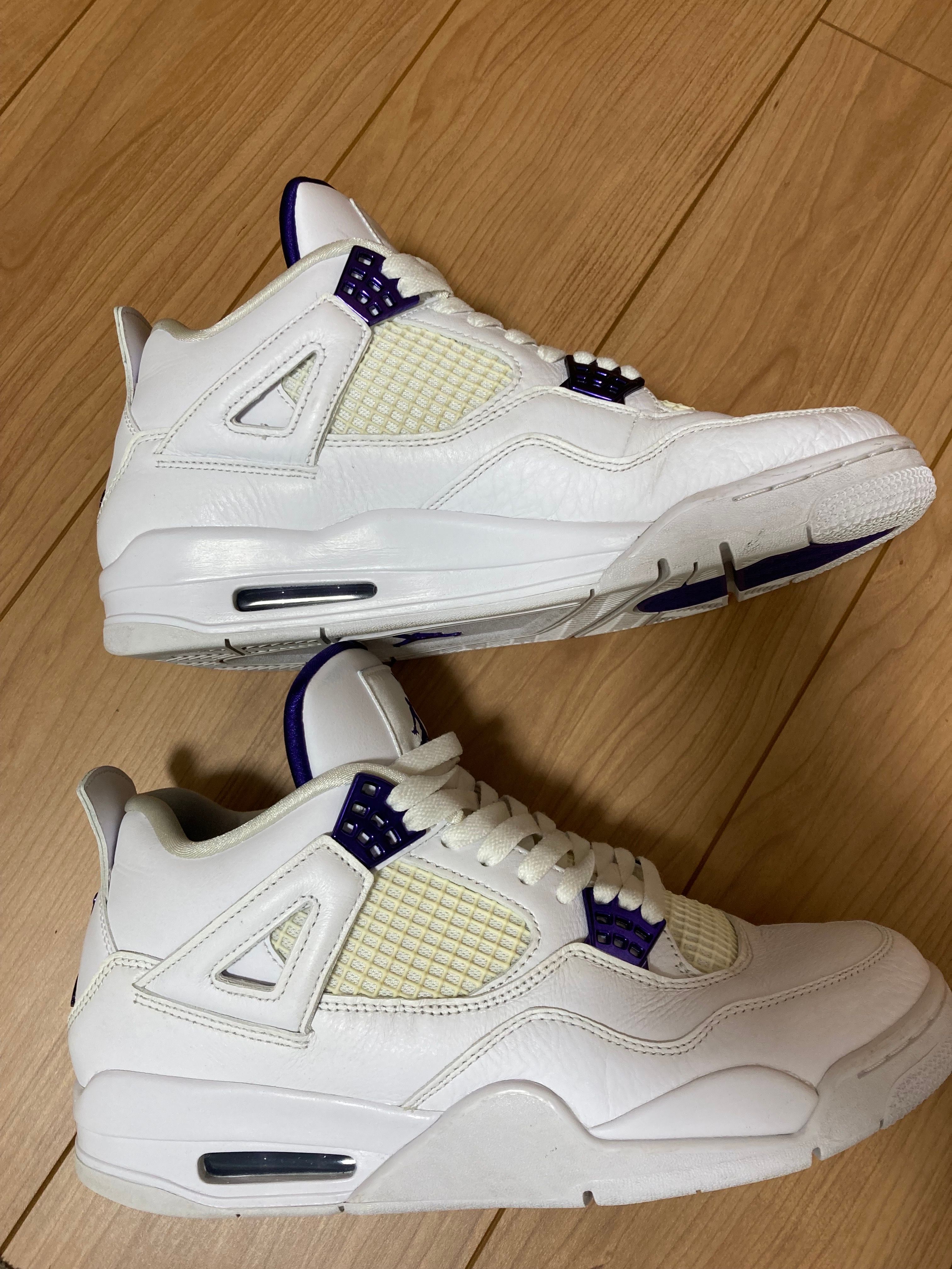 NIKE AIR JORDAN 4 "METALLIC PACK" COURT PURPLE