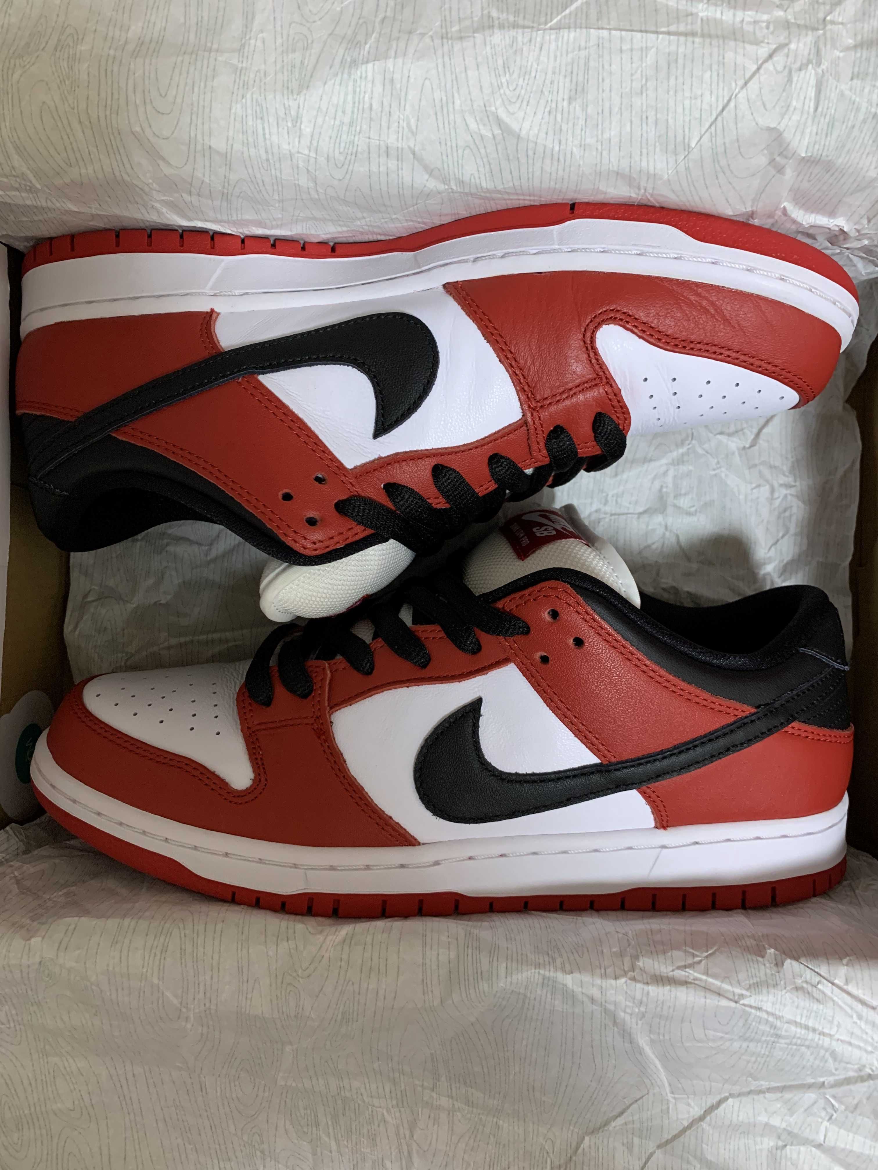 Nike SB Dunk Low Pro "J-Pack Chicago/Varsity Red and White"