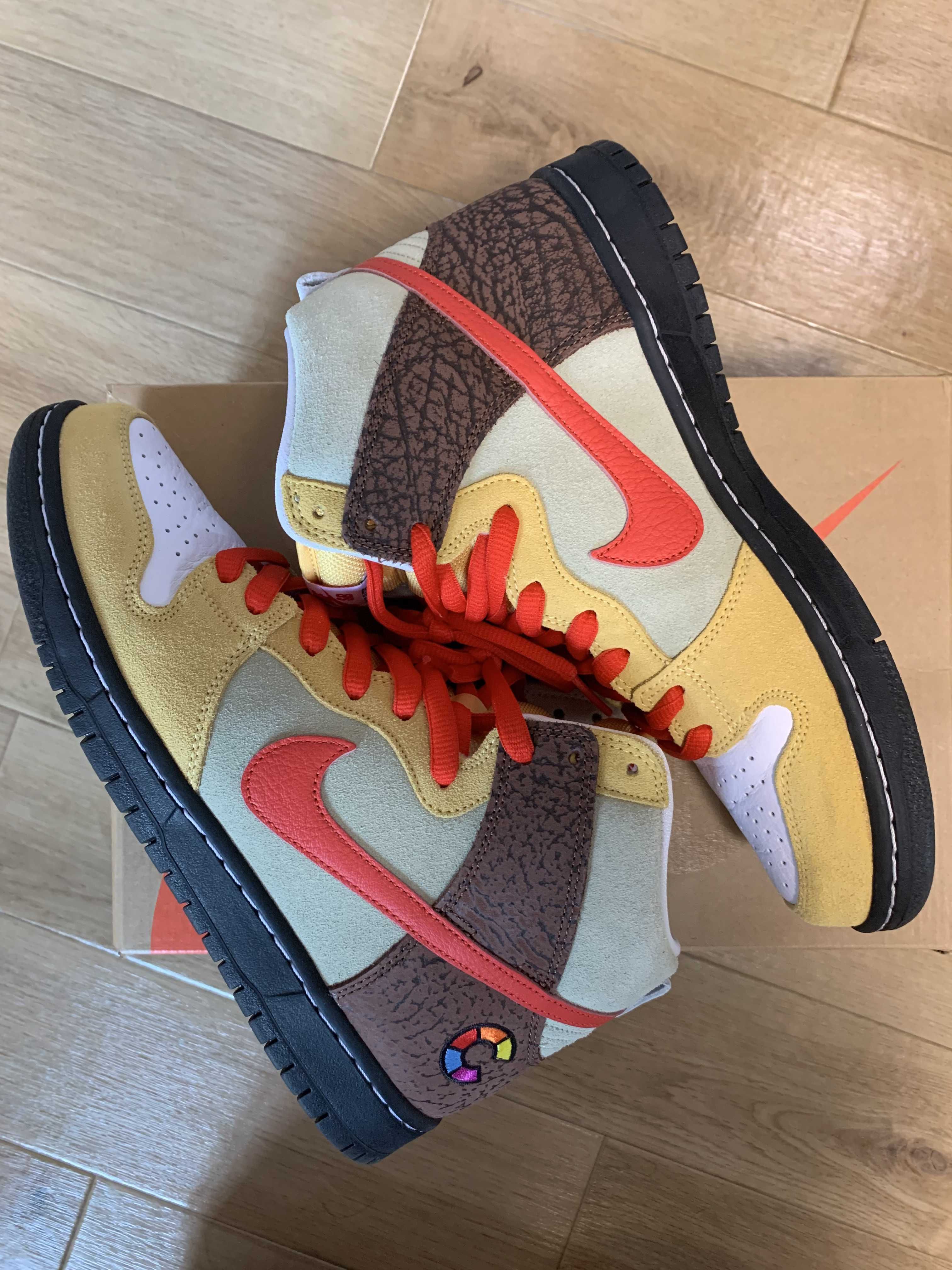 Color Skates x Nike SB Dunk High "Kebab And Destroy"