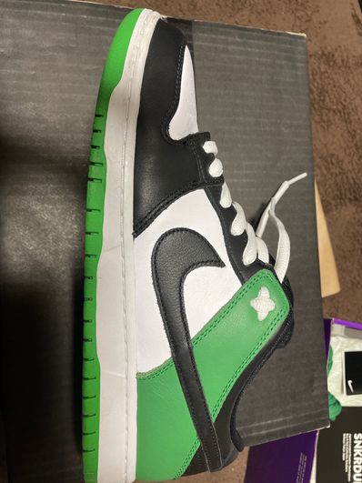 Nike SB Dunk Low Pro "Black and Classic Green"