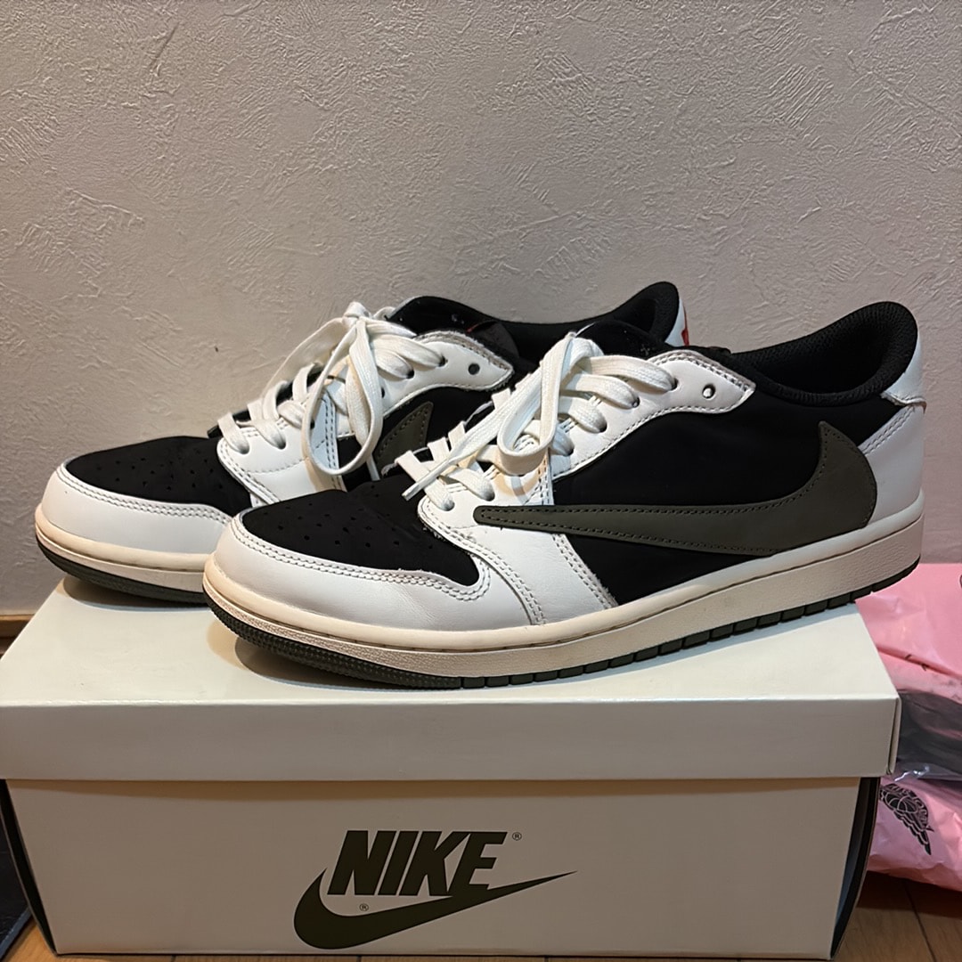 Travis Scott × Nike Women's Air Jordan 1 Low OG "Medium Olive"