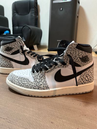 Nike Air Jordan 1 High OG "White Cement/Safari"