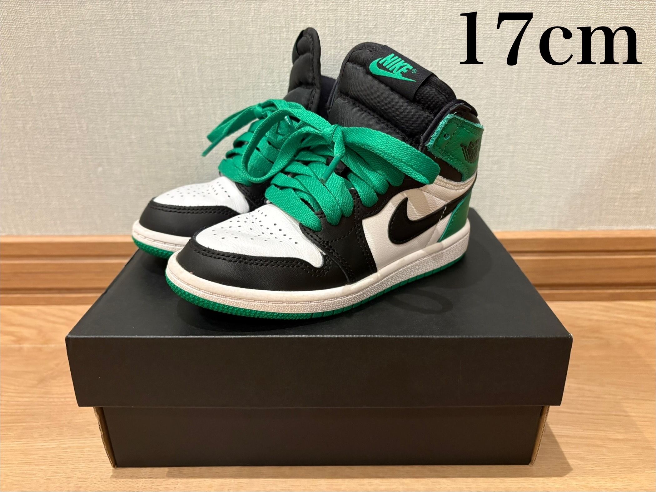 Nike PS Air Jordan 1 Retro High OG "Celtics/Black and Lucky Green" (2023)