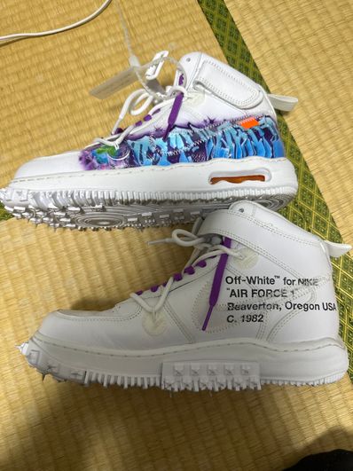 Off-White × Nike Air Force 1 Mid "Graffiti"