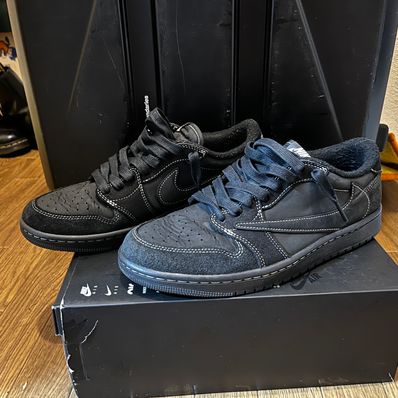 Travis Scott × Nike Air Jordan 1 Low OG SP "Black Phantom"