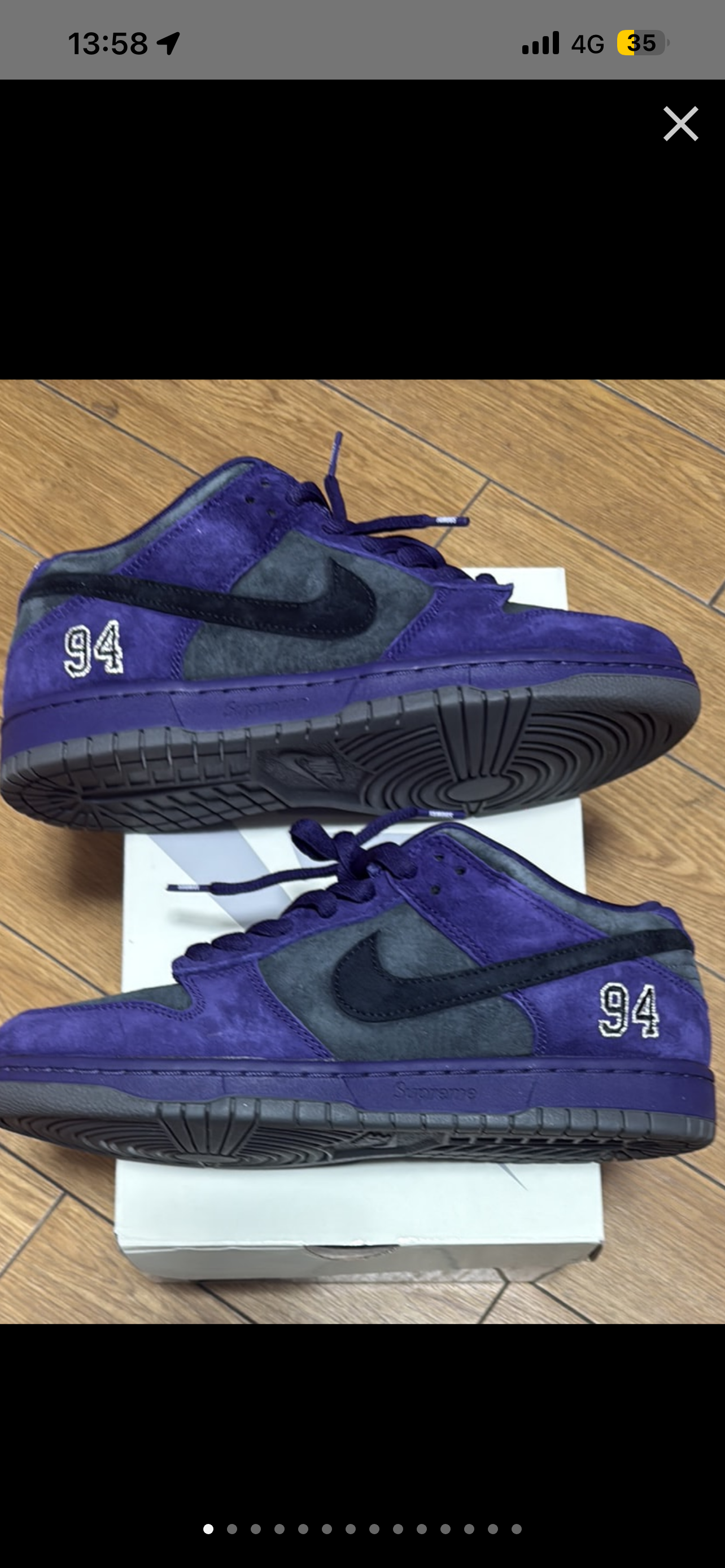 Supreme × Nike SB Dunk Low "Ink" (Europe and the UK Exclusive) (25FW Week2)