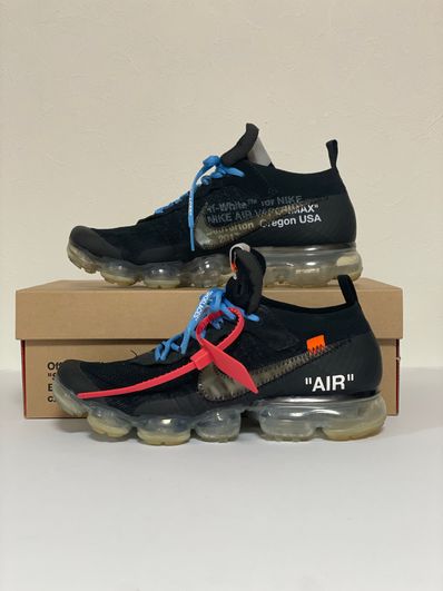 Off-White × Nike Air Vapormax "Black/Total Orange/Clear"