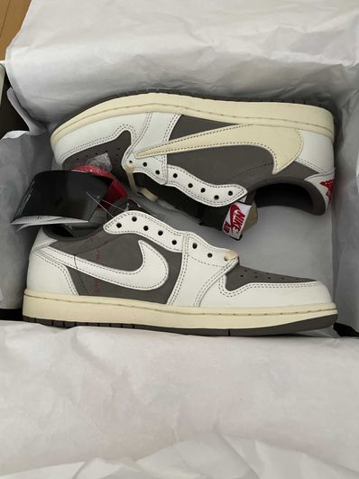 Travis Scott × Nike Air Jordan 1 Low OG SP "Reverse Mocha/Sail and Ridgerock"