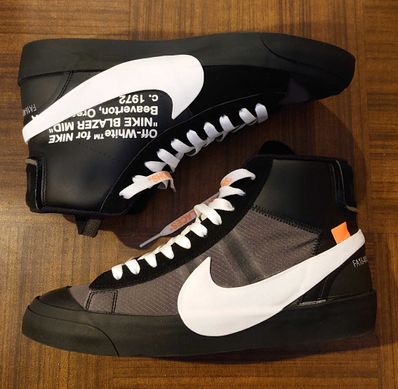 Off-White × Nike Blazer Studio Mid "Grim Reaper"
