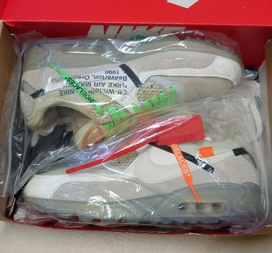 Off-White × Nike Air Max 90 "The 10/Sail"