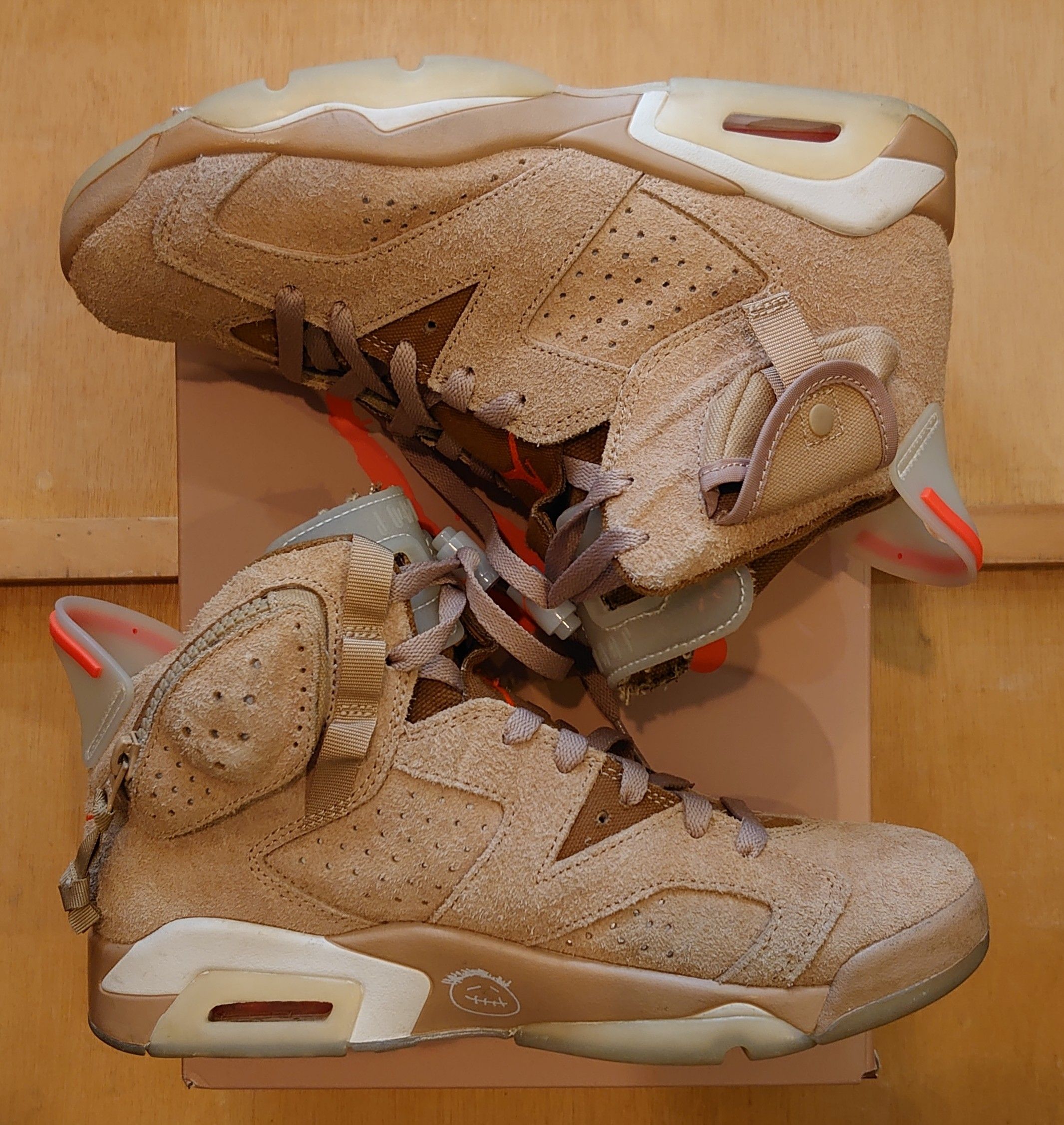 Travis Scott × Nike Air Jordan 6 "British Khaki"