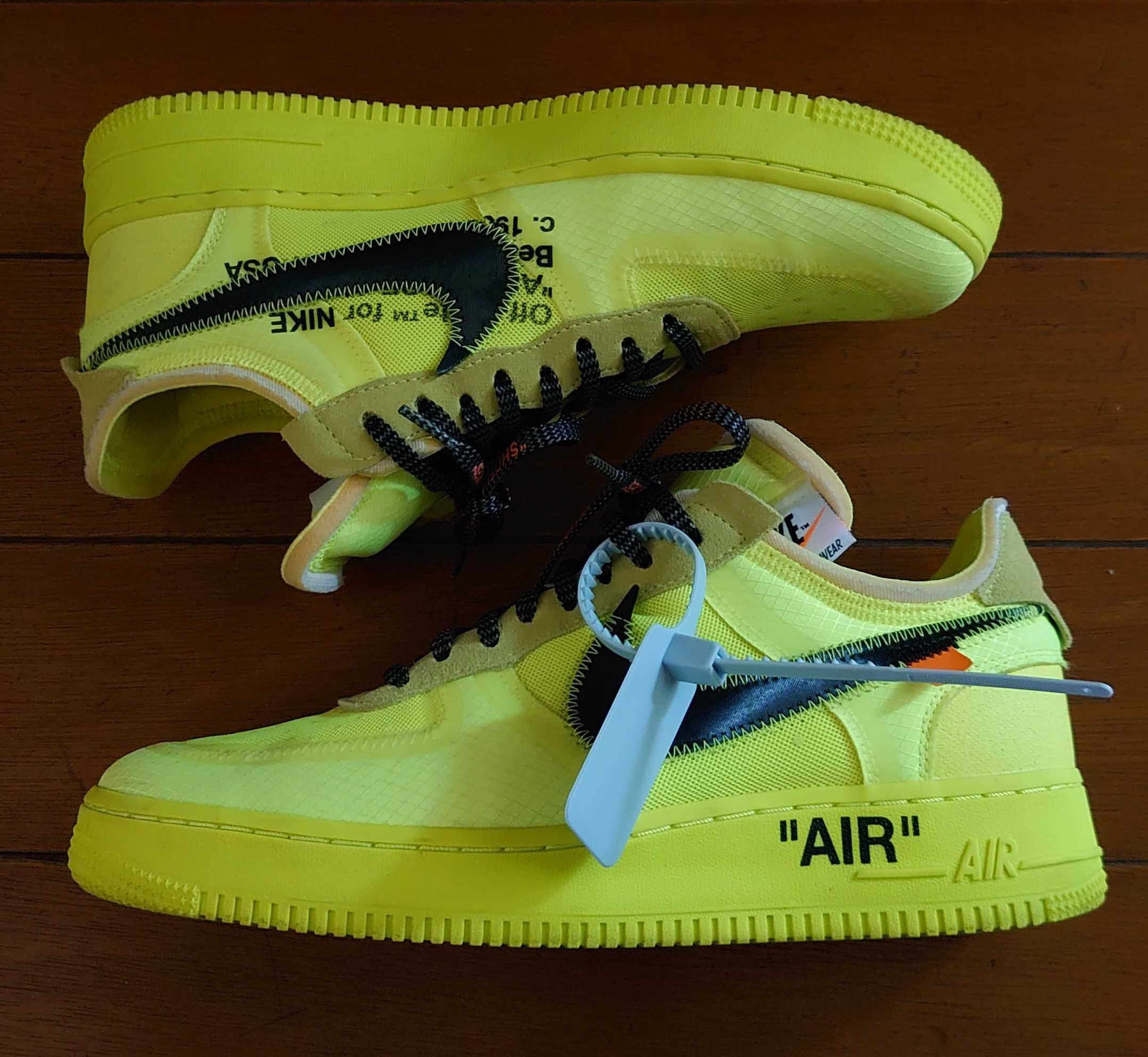 Off-White × Nike Air Force 1 Low "Volt"