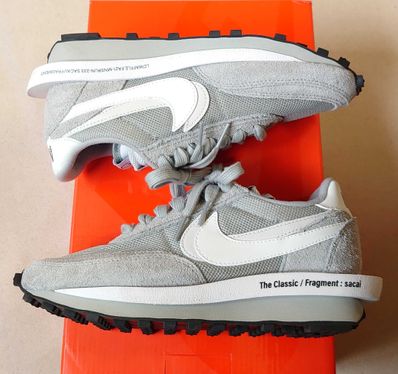 Fragment × sacai × Nike LD Waffle "Light Smoke Grey"