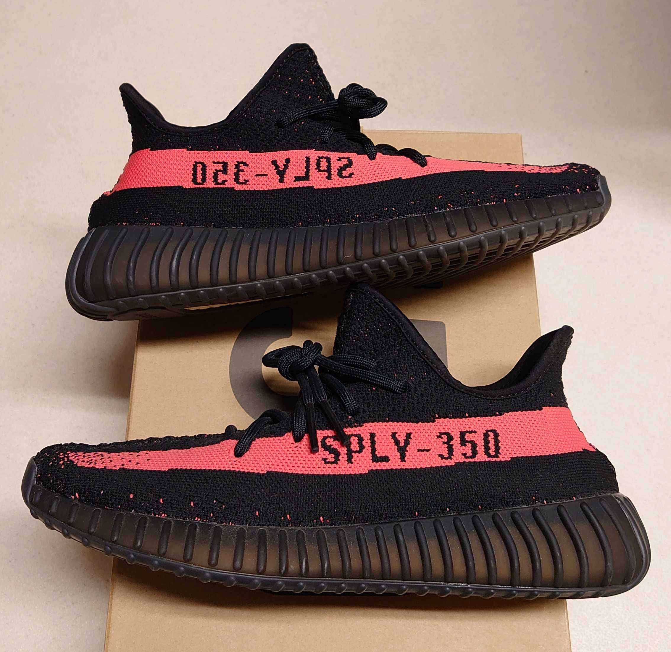 adidas YEEZY Boost 350 V2 "Core Black/Red"