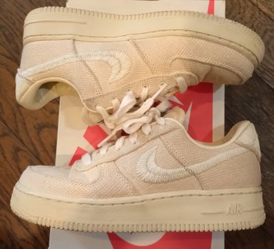 Stussy × Nike Air Force 1 Low "Fossil Stone"