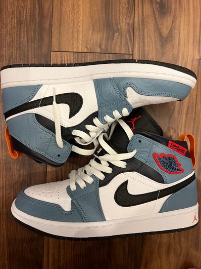FACETASM × Nike Air Jordan 1 Mid "White/Navy"