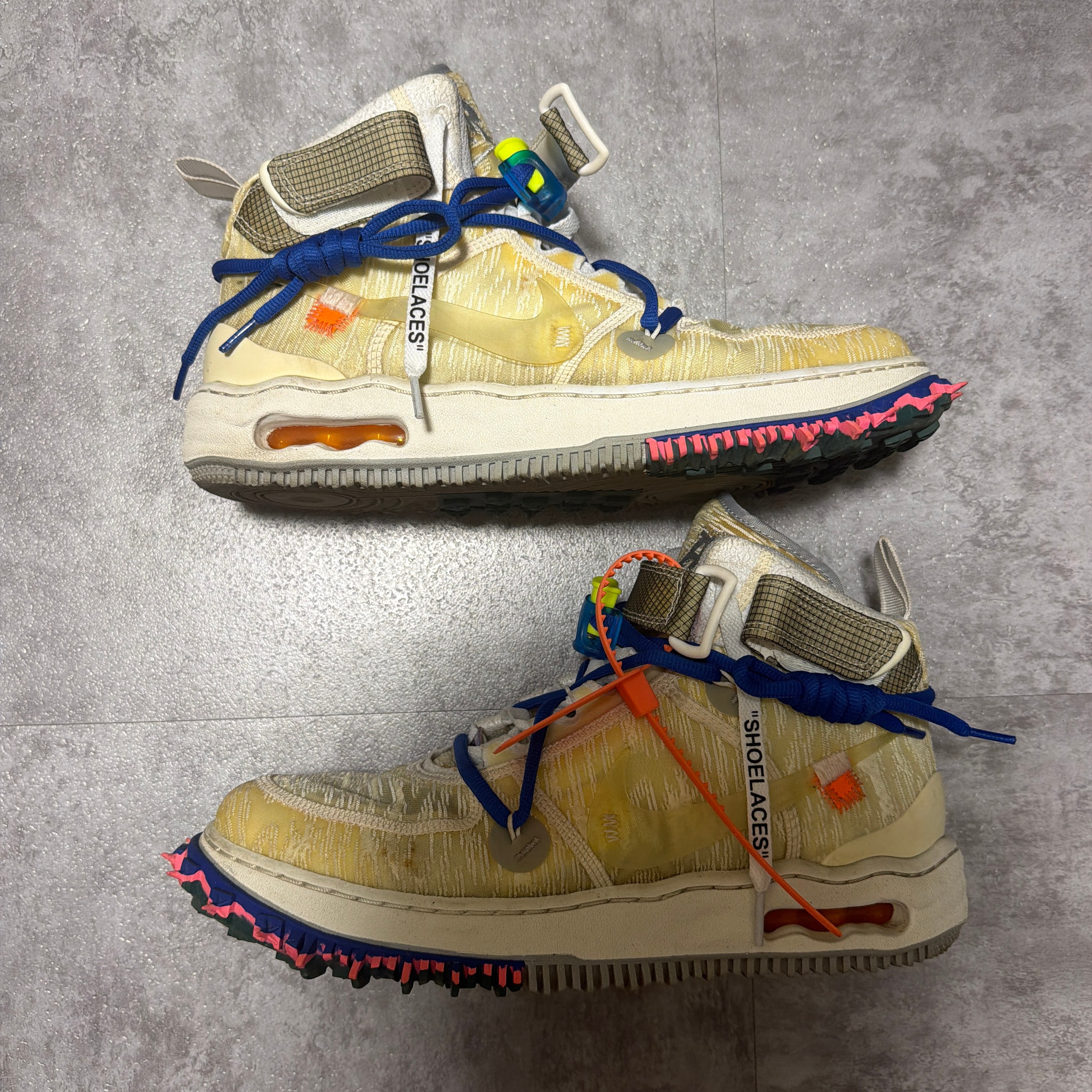 Off-White × Nike Air Force 1 Mid "White"