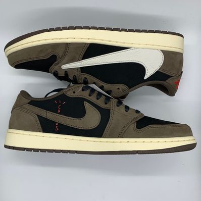 Travis Scott × Nike Air Jordan 1 Low OG SP-T "Black/Dark Mocha"