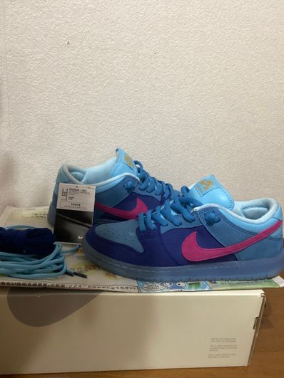 Run The Jewels × Nike SB Dunk Low "Deep Royal Blue and Active Pink"