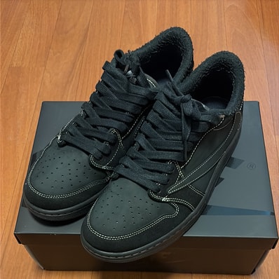Travis Scott × Nike Air Jordan 1 Low OG SP "Black Phantom"