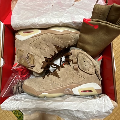 Travis Scott × Nike Air Jordan 6 "British Khaki"