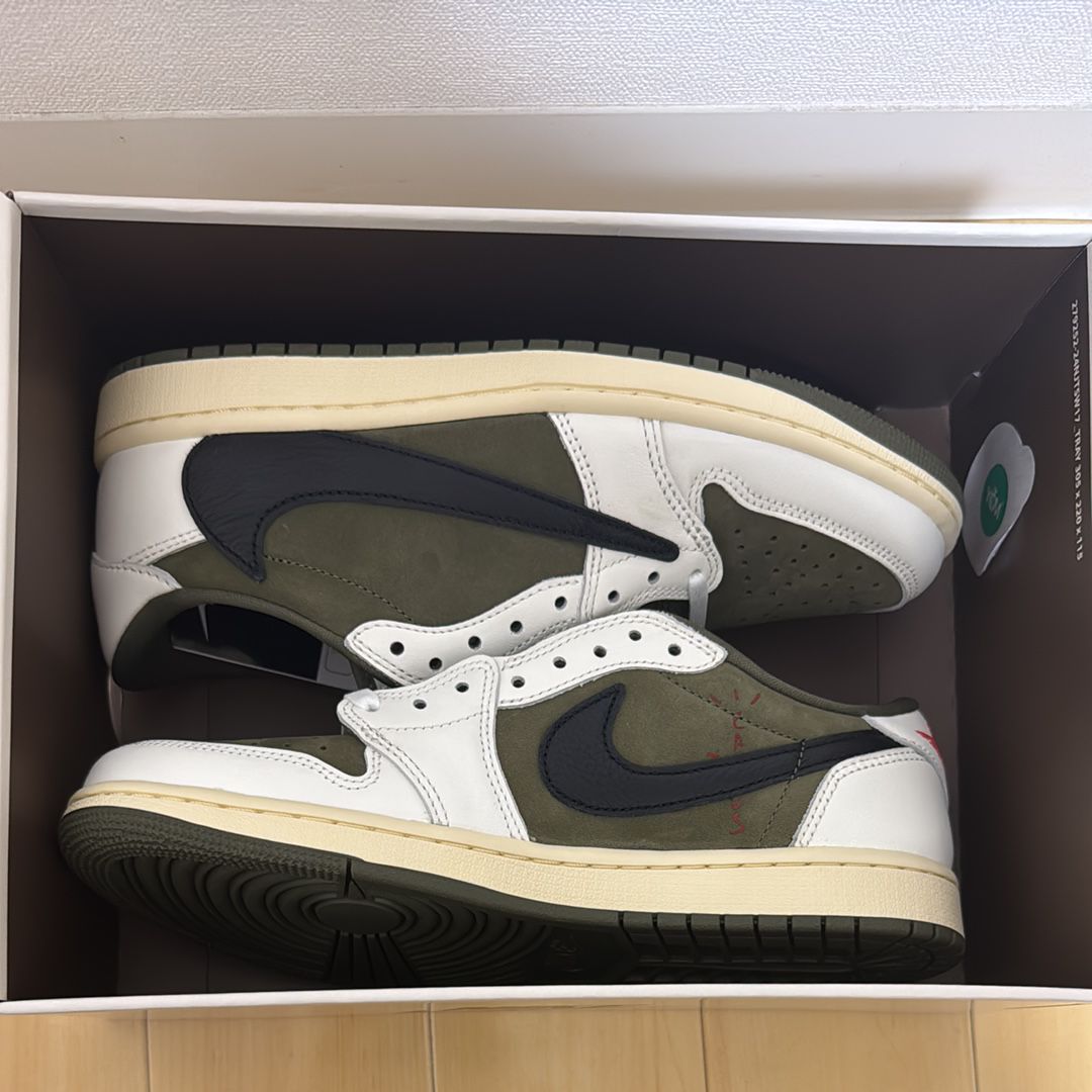 Travis Scott × Nike Air Jordan 1 Low OG SP "Reverse Olive"