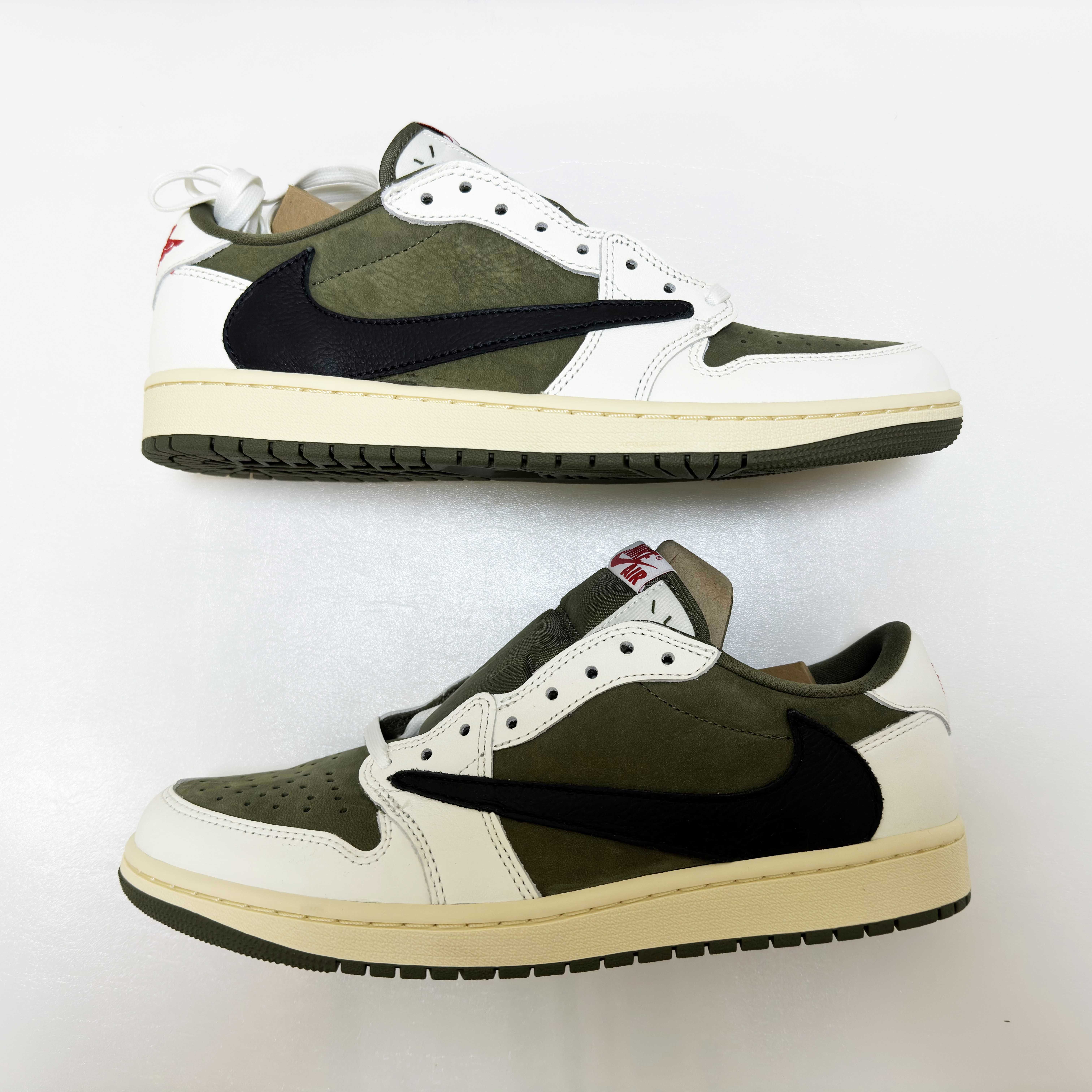 Travis Scott × Nike Air Jordan 1 Low OG SP "Reverse Olive"