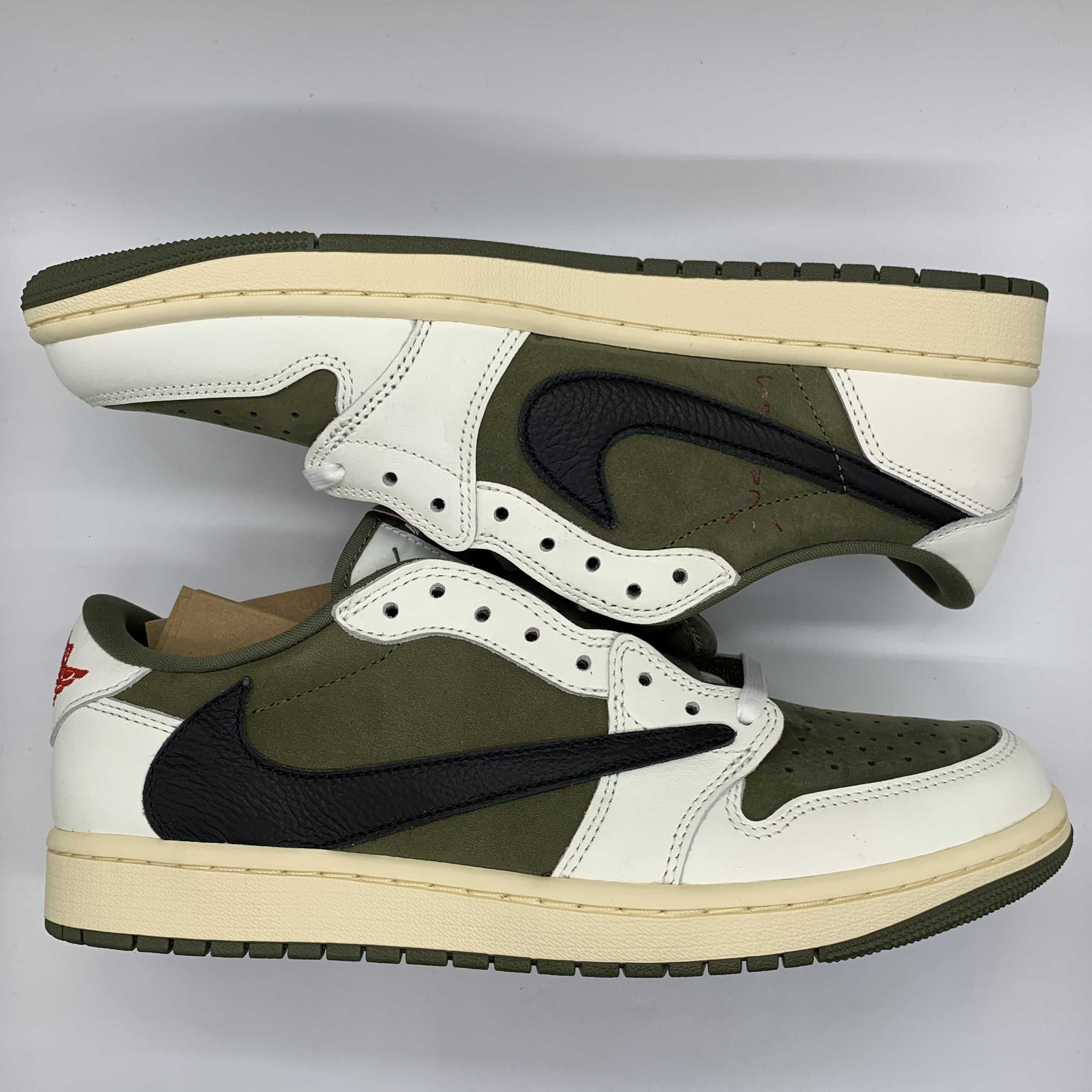Travis Scott × Nike Air Jordan 1 Low OG SP "Reverse Olive"