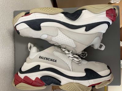 BALENCIAGA TRIPLE S "RED/WHITE"
