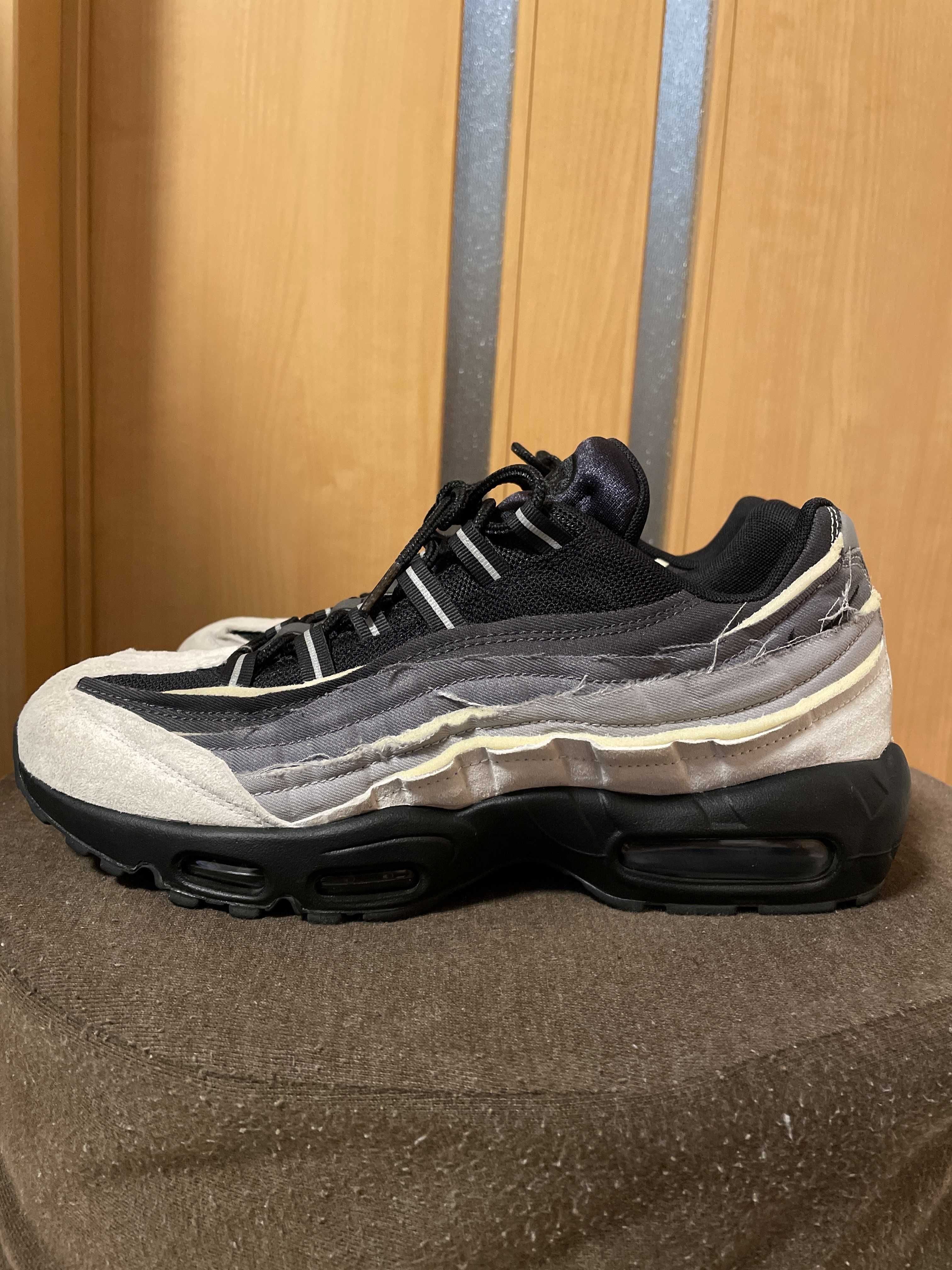 COMME des GARCONS × Nike Air Max 95 "Charcoal"
