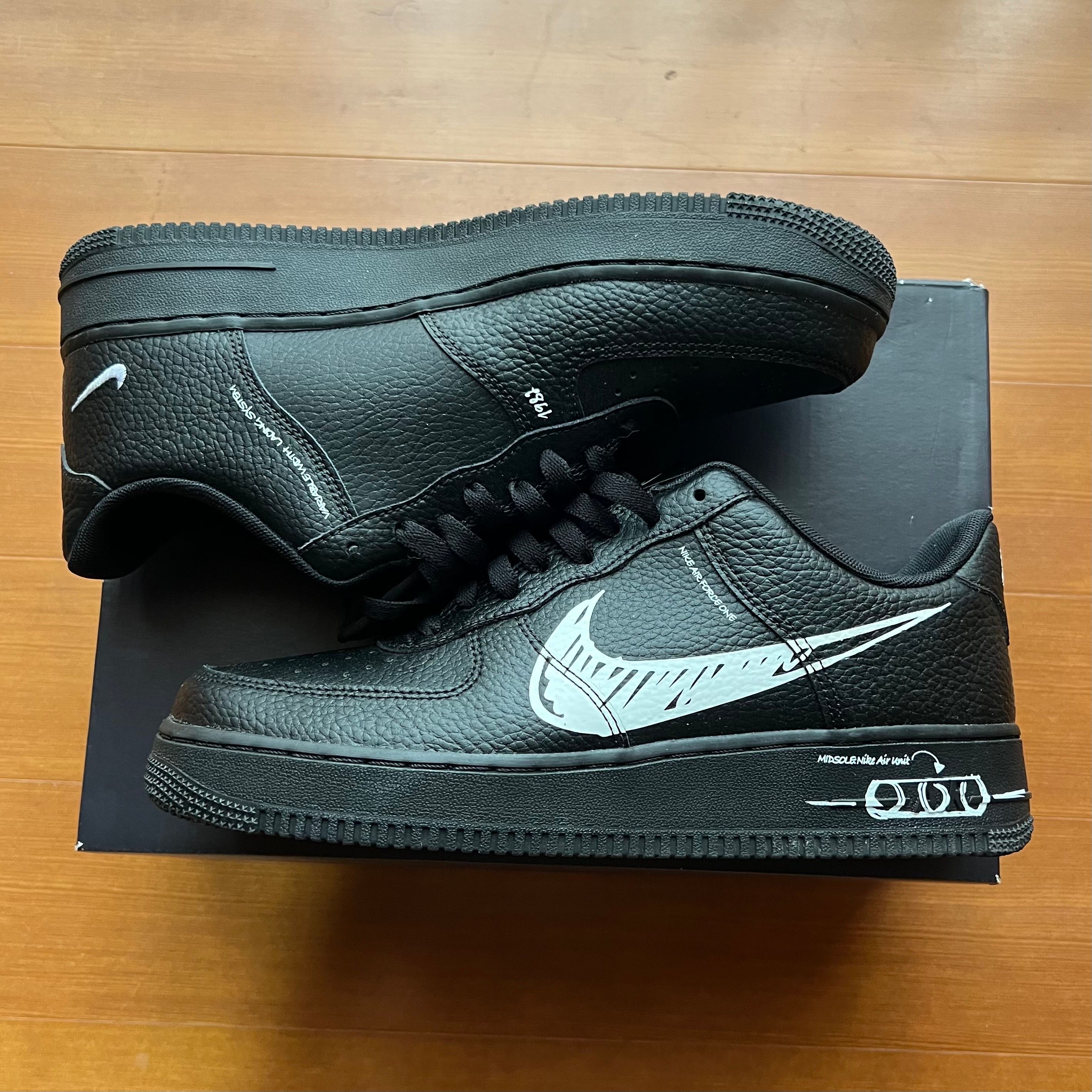 Nike Air Force 1 Low Lv8 Utility "White Sketch"   