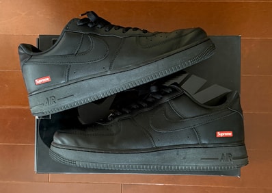 Supreme × Nike Air Force 1 Low "Black"