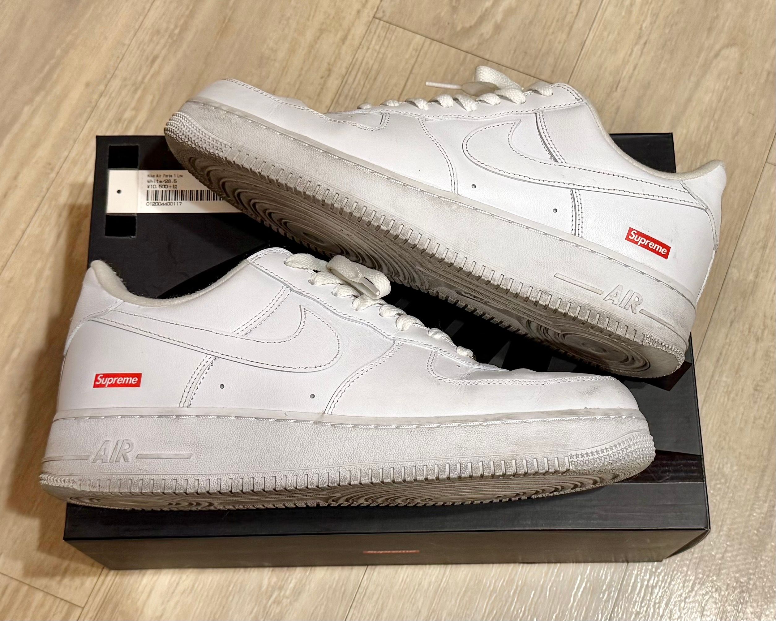 Supreme × Nike Air Force 1 Low "White"