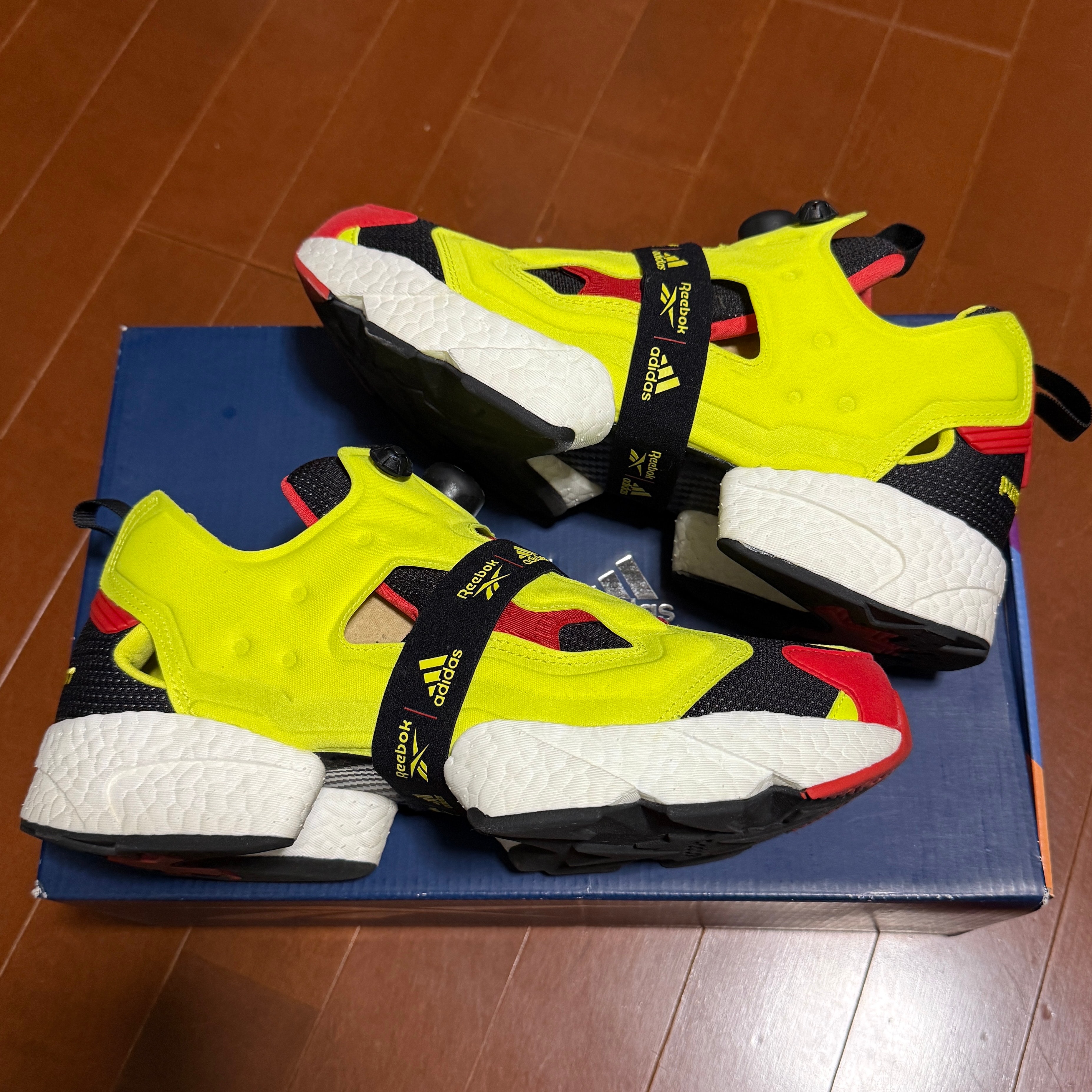 アディダス × リーボック クラシック インスタポンプフューリーブースト OG "イエロー/レッド"