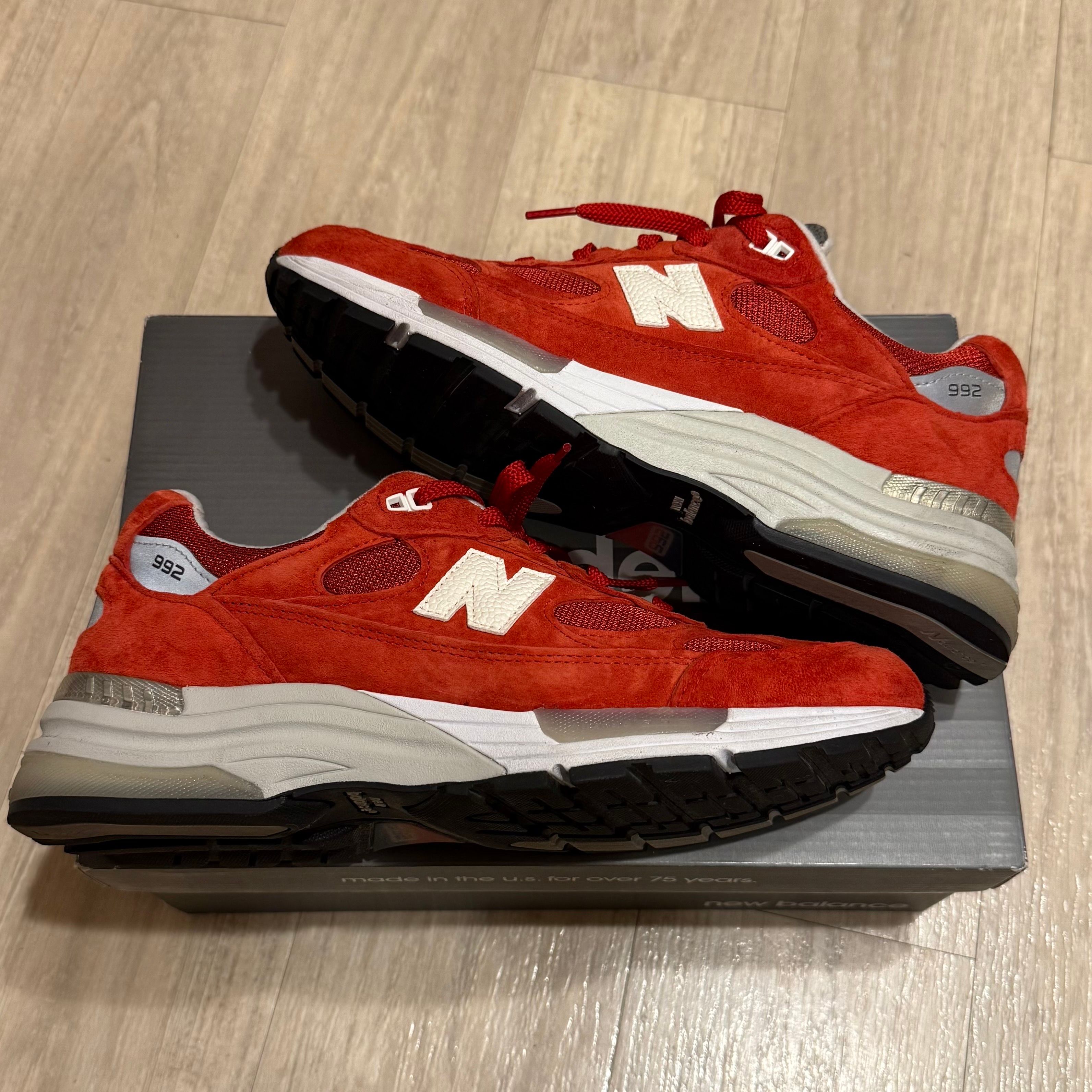 KITH × New Balance 992 Kithmas "Red"