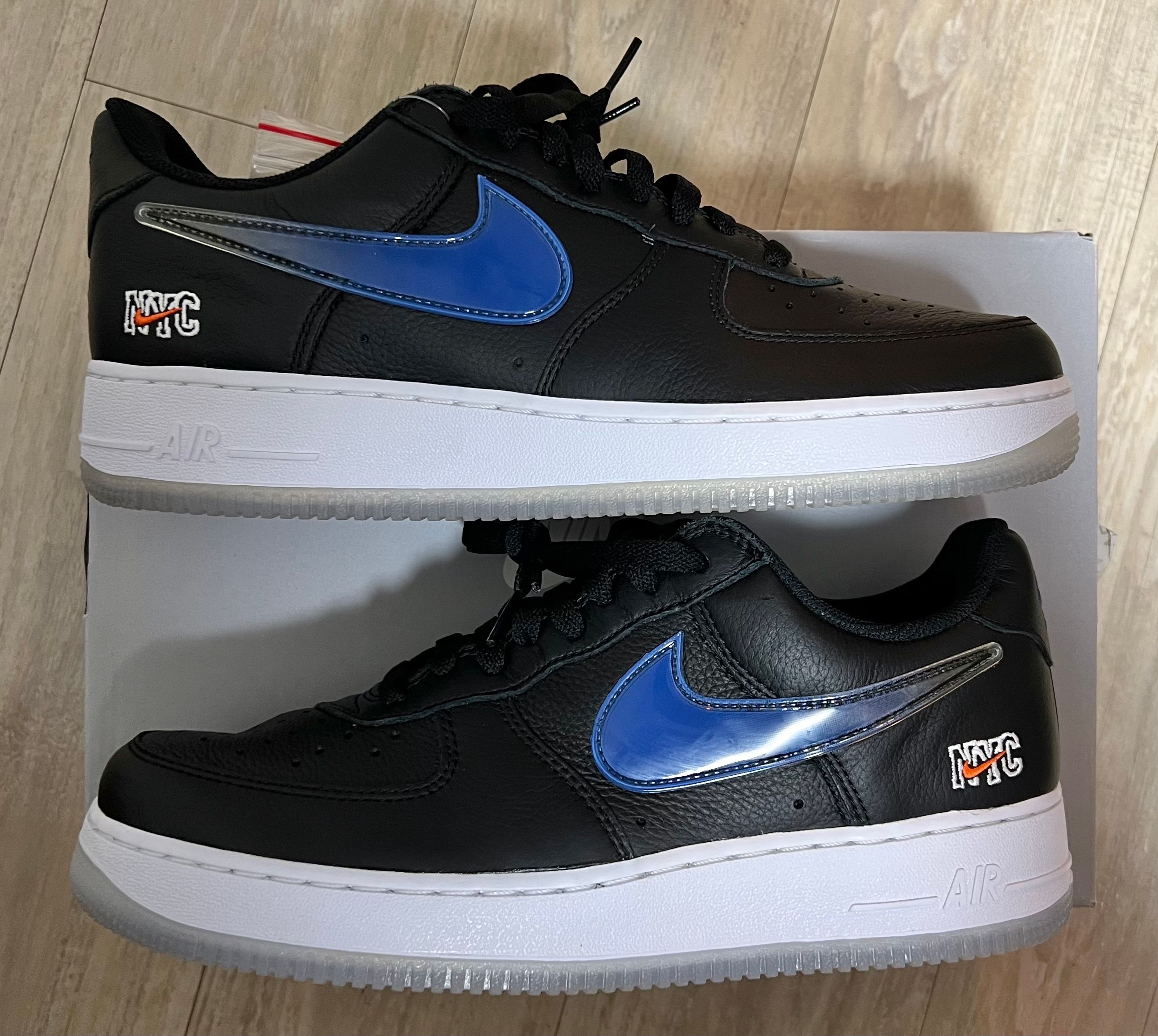 KITH × Nike Air Force 1 Low New York Knicks "Black/Brilliant Orange/Rush/Brilliant White"