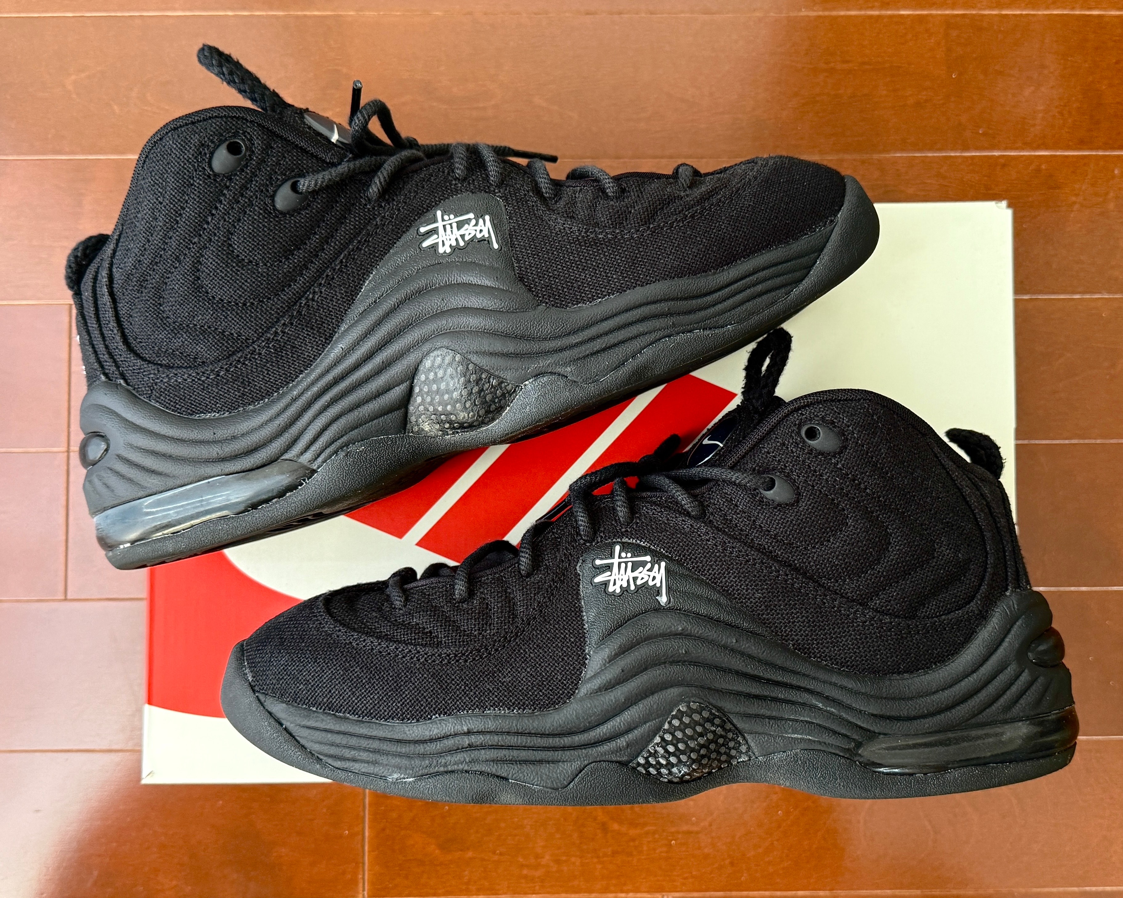 Stussy × Nike Air Penny 2 "Black"