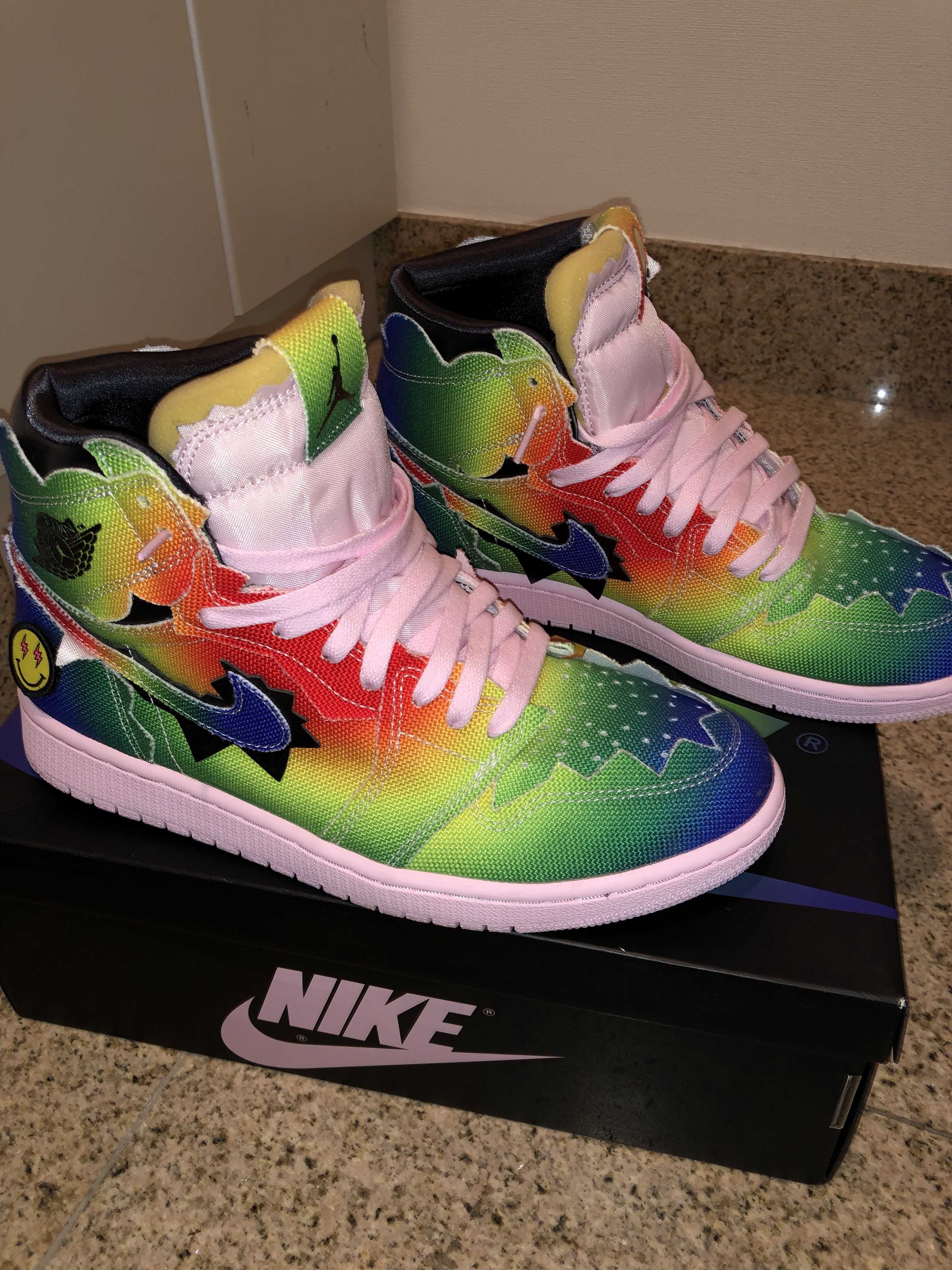 J Balvin × Nike Air Jordan 1 High OG "Rainbow"