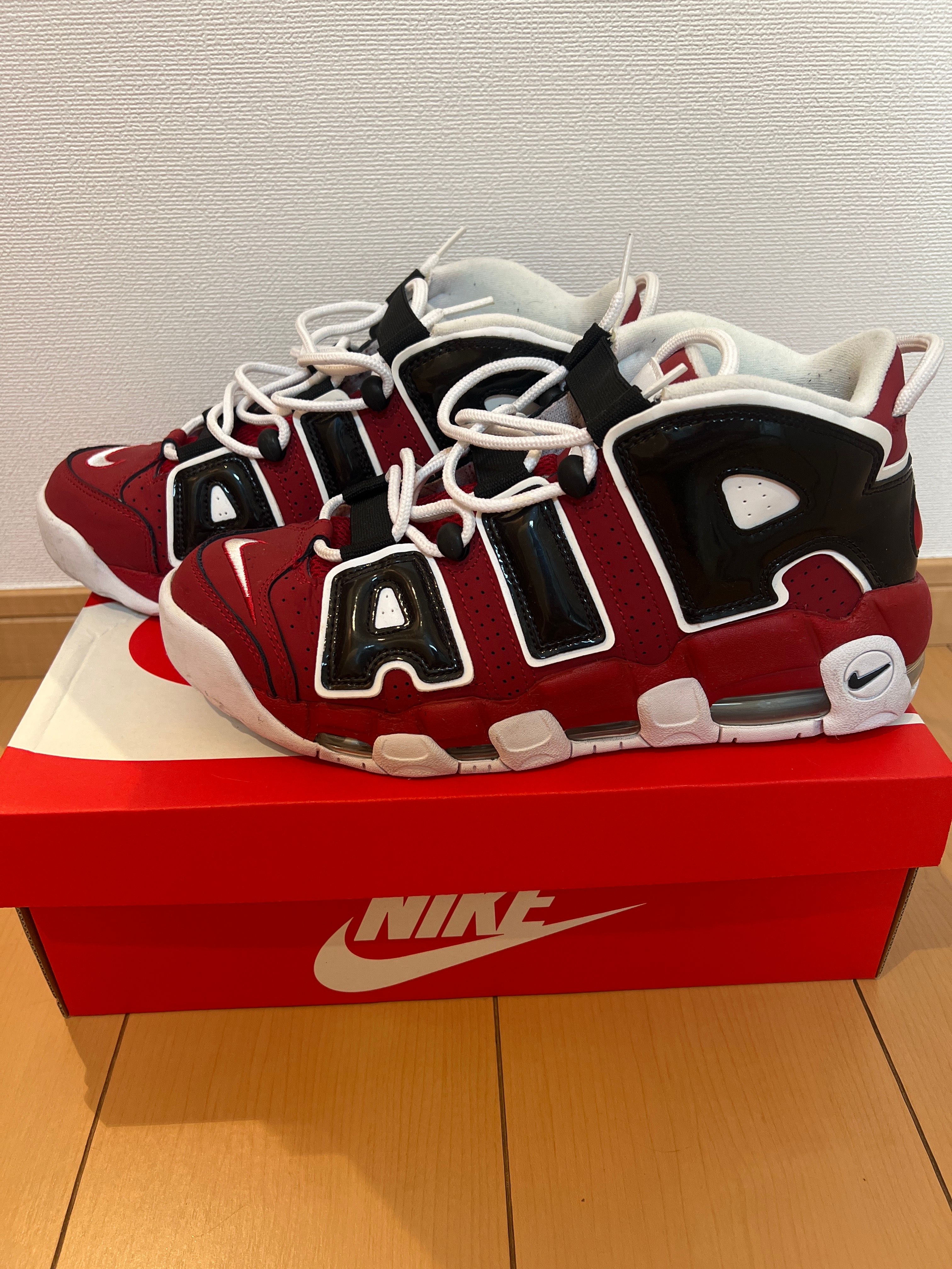 Nike Air More Uptempo ’96 "Black and Varsity Red" (2021)