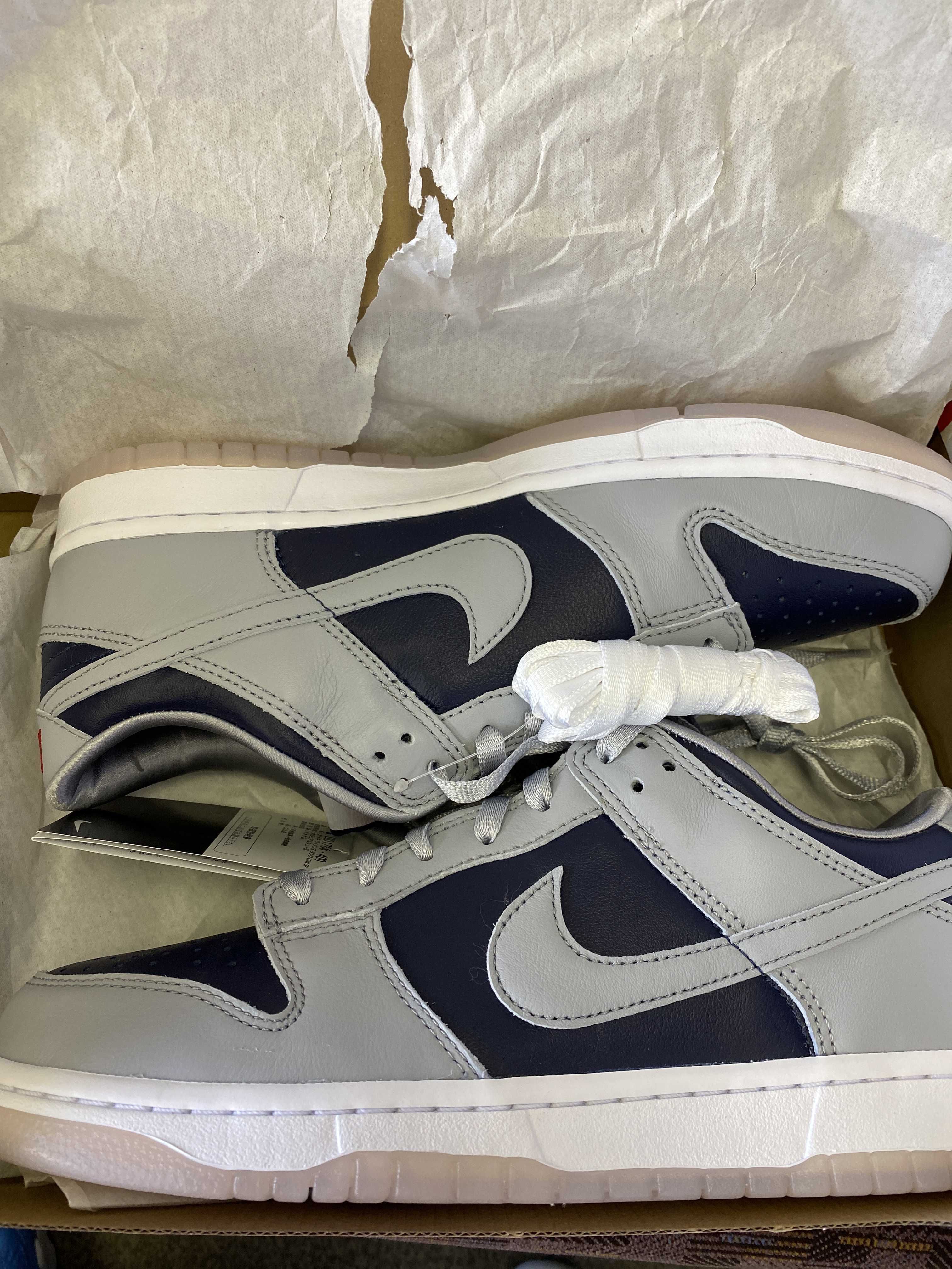 NIKE Women's DUNK LOW "COLLEGE NAVY"