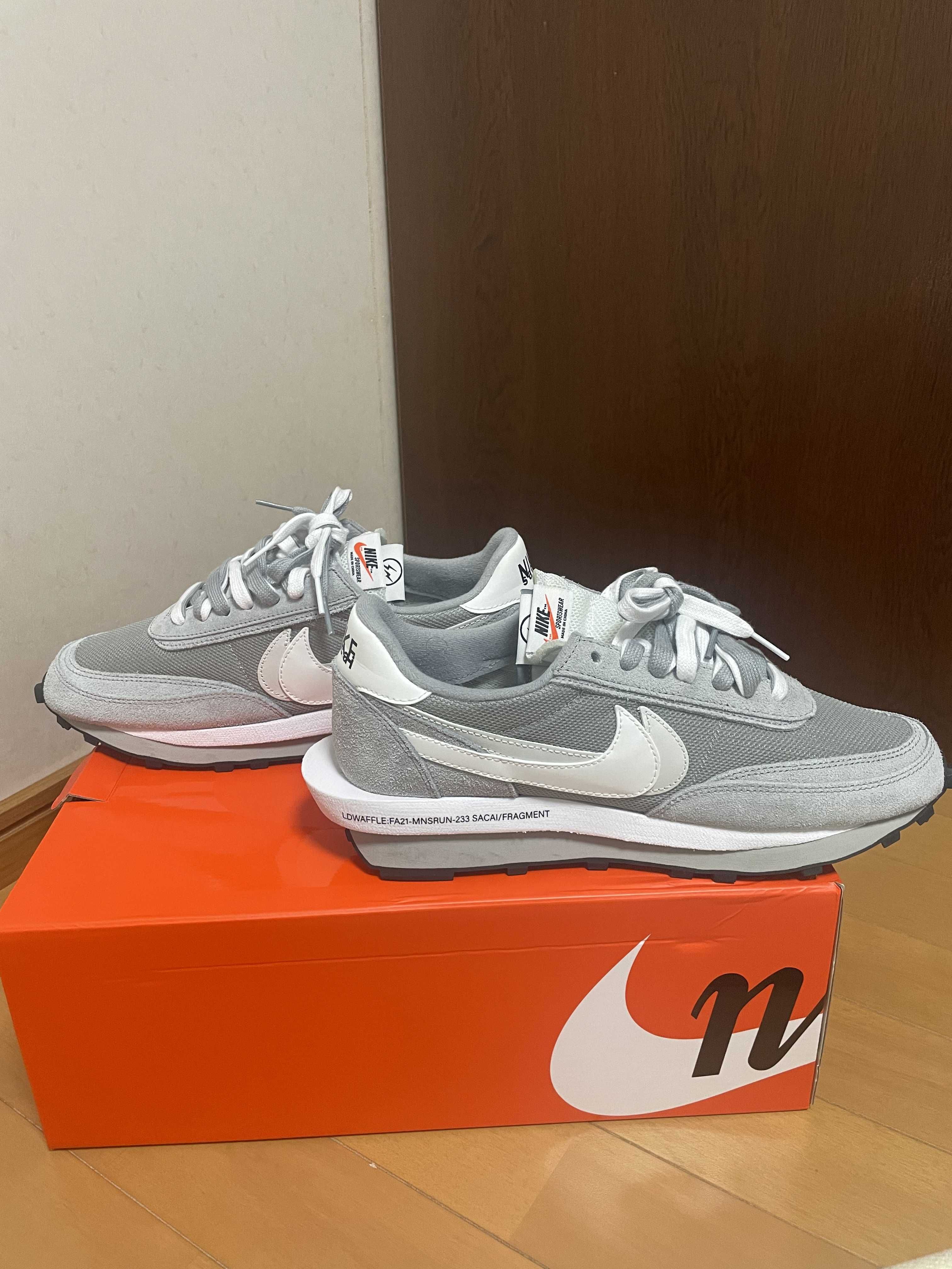 Fragment × sacai × Nike LD Waffle "Light Smoke Grey"