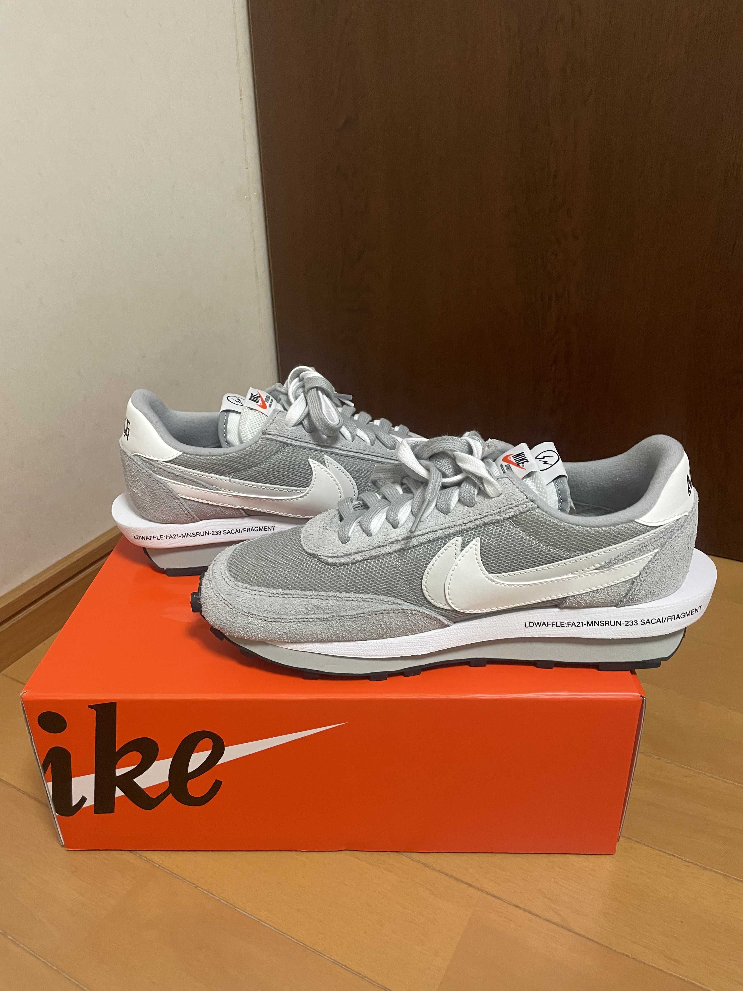 Fragment × sacai × Nike LD Waffle "Light Smoke Grey"