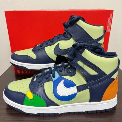 Nike Women's Dunk High "Pistachio and Midnight Navy"