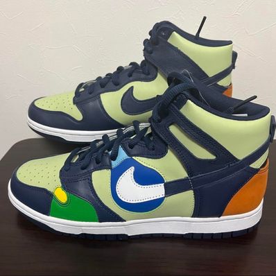Nike Women's Dunk High "Pistachio and Midnight Navy"