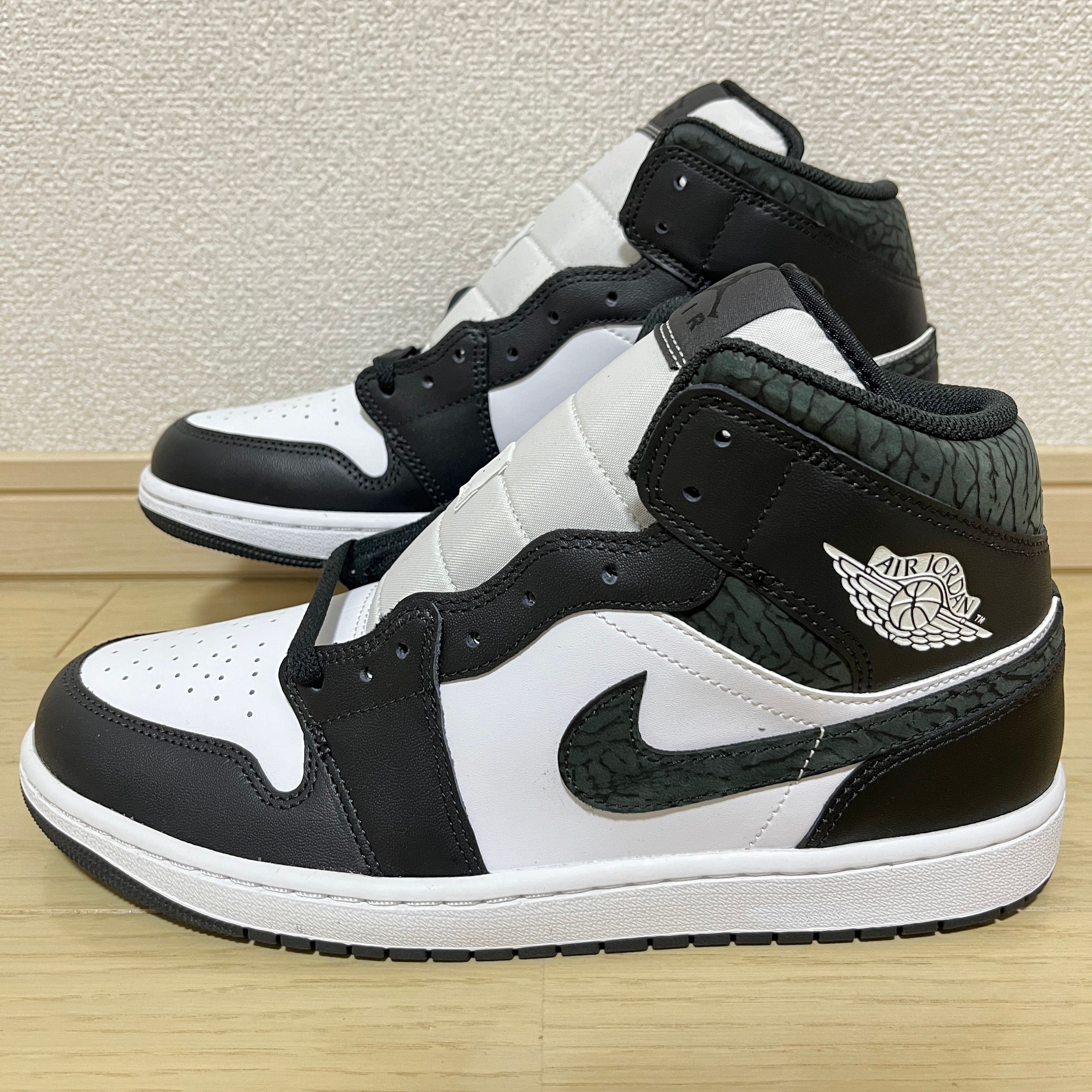 Nike Air Jordan 1 Mid "Panda Elephant/Safari"